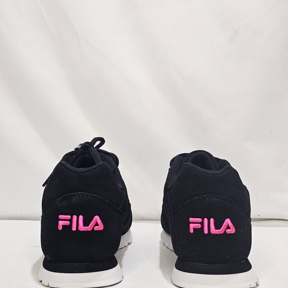 FILA Women's Cress Casual Lace Up Sneakers Size 7 Black Pink NWT - Picture 5 of 7